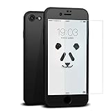 iPhone 7 Case, iLapland 360 Degree All-around Ultra thin Full Body Coverage Slim Fit Case with Tempered Glass Screen Protector for iPhone 7 (Black)