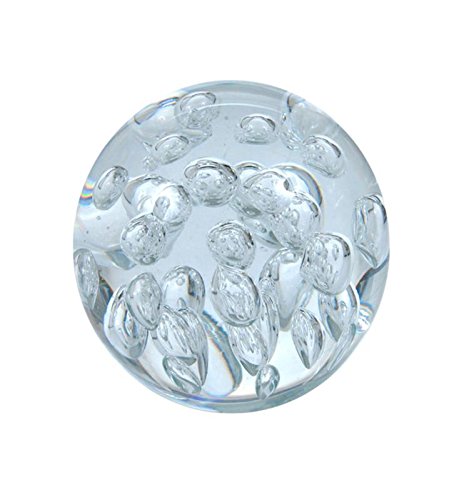 Rêve Boule 210 clair avec bulles d'air env. 9,5 cm – Boule de verre, Presse-papier