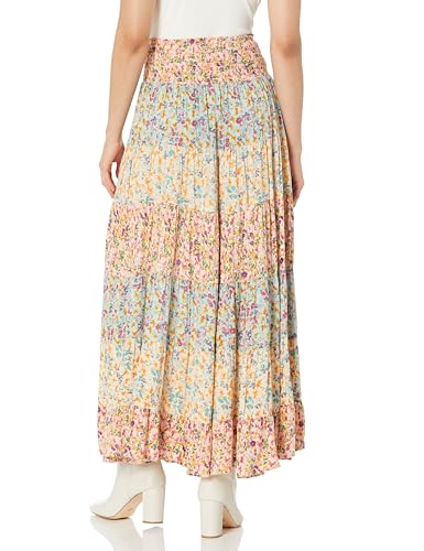 Angie Women's Tiered Skirt with Smocked Waistband2