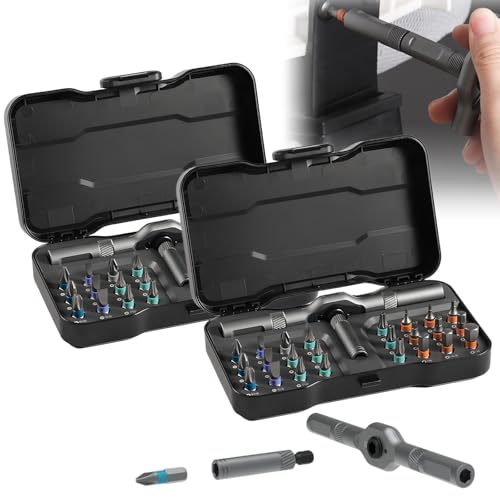 Image of DIY Screwdriver 24 in 1, 2026 Upgrade Multi Bit Magnetic Screwdriver Set Multifunctional Toolbox, 24 in 1 multifunctional household wrench screwdriver tool combination set (2)