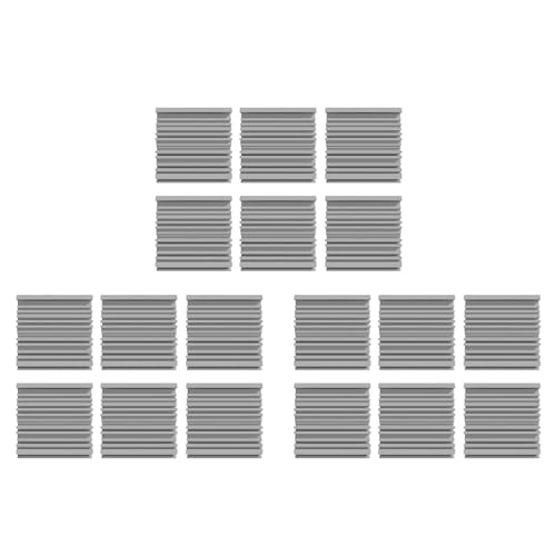 Bloepum 18 Pcs Self-Adhesive Acoustic Foam Panels,12 X 12 X 2 Inches Sound Absorbing Foam,Recording Studio Sound Proof Foam Grey