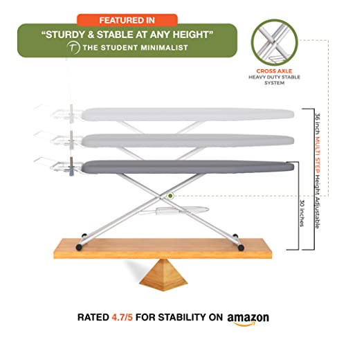 Xabitat Full Size Ironing Board 57 Inch X 18 Inch W/Wall Mount Hanger thumb #1