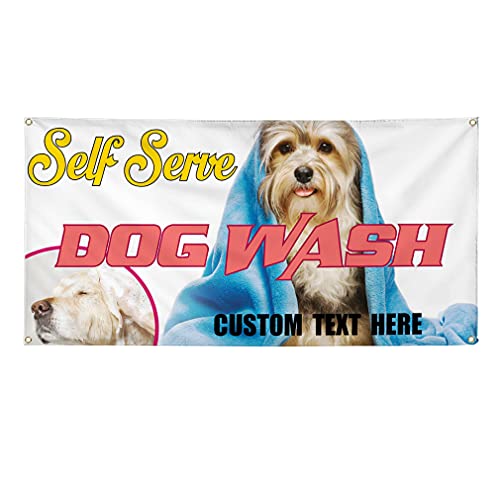 Fastasticdeals Custom Vinyl Banner Dog Wash