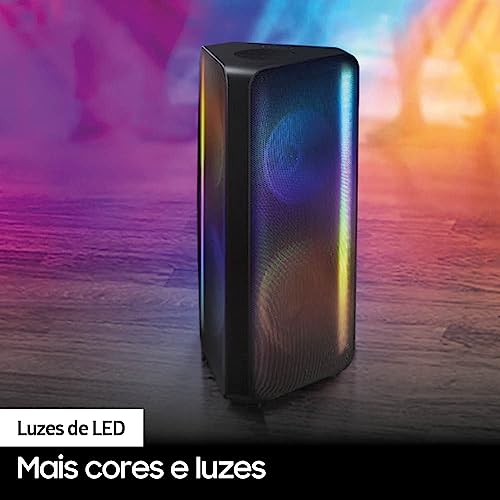 Sound Tower Samsung MX-ST45B, com Potência extraordinária, Bateria incluída e Som Bi-direcional