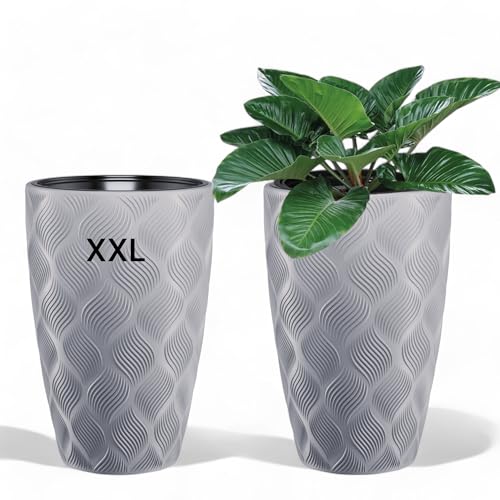 Blumenkübel Blumentopf Pflanzkübel mit Herausnehmbaren Einsatz Rund...