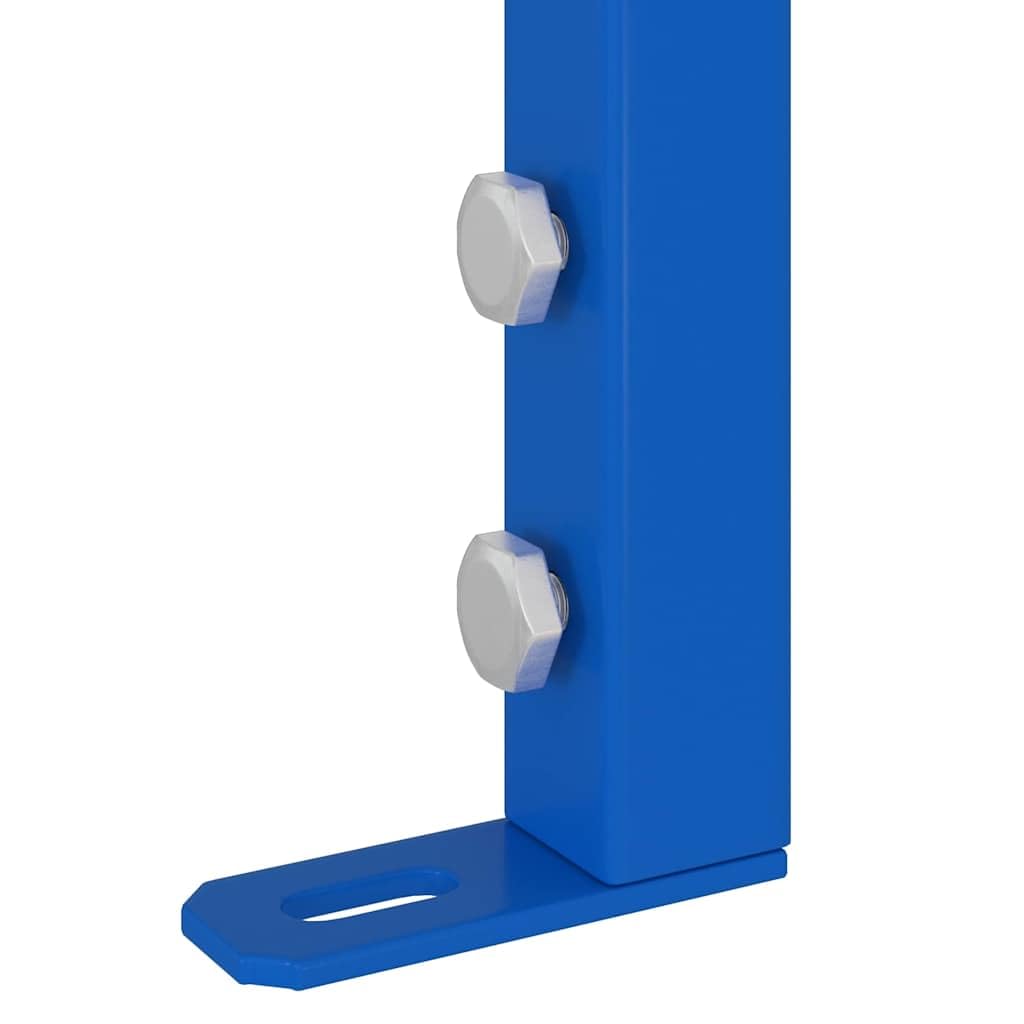 INLIFE Badezimmer Wandstütze Blau 50 x 17.5 x 136 cm Stahl,Heim & Garten,Badzubehör,Badaufhänger,Blau,9.9 KG,4106574