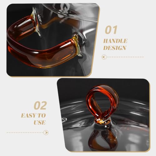 Marmite en verre borosilicate résistante à la déformation thermique TIDTALEO
