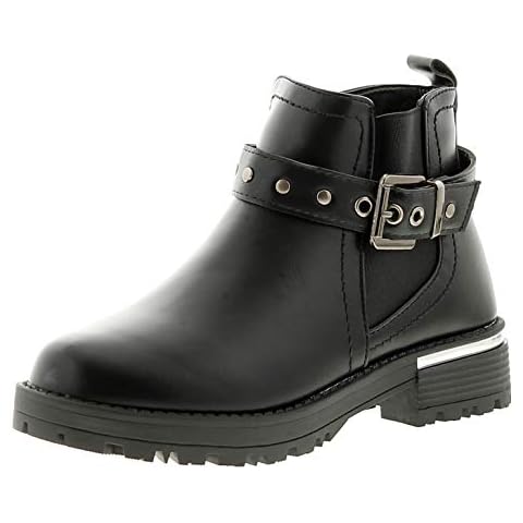 Miss Riot Alex Girls Ankle Boots Black 13 Child UK Cover