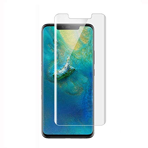 For Huawei Mate 20 Pro ガラスフィルム ファーウェイ Mate 20 Pro ガラス 画面 全面吸着 液晶保護 シート ガラスフィルム 貼り付け簡単/干渉しない/浮きなし/ヘラ付き