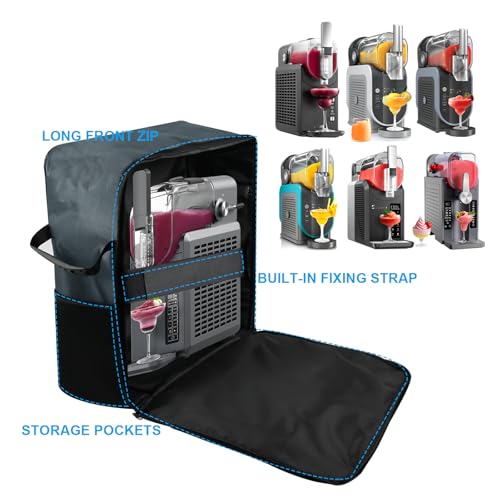 Image of Carrying Bag for Ninja SLUSHi Slushie Machine FS301,Slushy Maker Bag | Portable Storage Bag for Frozen Drink Maker, Protector for Machine Accessories (Front-Opening)