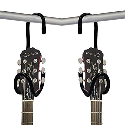 TIANZIO 2 Pack, Closet Guitar Hanger/Display Rack Guitar Bar Hanger Guitar Bracket Holder Guitar Stand Portable Black… - Les Beatles, Paul McCartney, John Lennon, RIngo Starr, George Harrison TIANZIO 2 Pack, Closet Guitar Hanger/Display Rack Guitar Bar Hanger Guitar Bracket Holder Guitar Stand Portable Black…