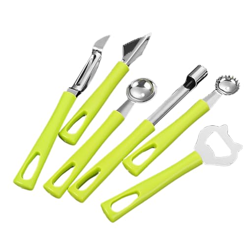 Yiunppv フルーツ 形状 カッター | ポータブルくり抜きツール - 多目的キッチン用品 スライサー カッター ピーラー ボトルオープナー,家庭用ベーカリーレストランカフェピクニックアウトドア