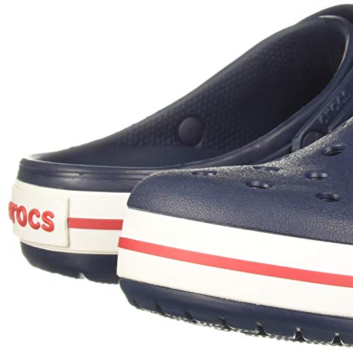 Image of Crocs Unisex-Adult Crocband Clog-M7W9 (11016-462) Navy /White