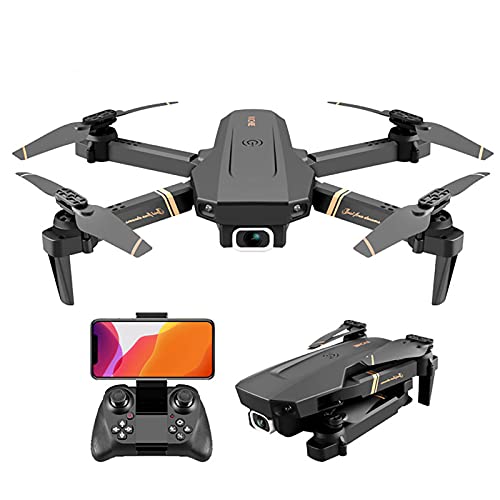 XINKEJI Drone with 4K HD Camera for Adults, WiFi FPV Live Video Foldable Drone Return Home 18mins Flight Time Follow Me Remote Control RC Drone Quadcopter for Beginners