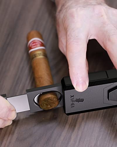 Encendedor para cigarros XIFEI con cortador y punzón miniatura 5