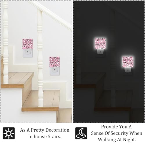 Lámpara de noche LED con sensor para niños, enchufe en pared miniatura 6