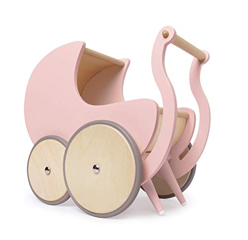 Image of Kinderfeets Pram Walker - Toy Stroller for for Babies, Kids, and Toddlers | Sustainable and Eco-Friendly | 2-in-1 Walker and Stroller Design