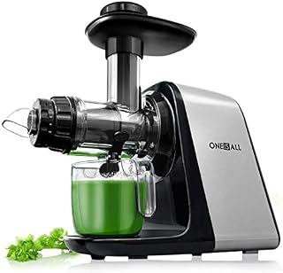 Juicer Machines, Oneisall Slow Masticating Juicer Extractor Easy to Clean, Tritan & BPA-Free