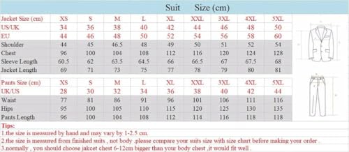 Men Slim Fit Groom Tuxedo Business Wedding Blazer and Pants Suit Two Piece Set Formal Party Outfit4