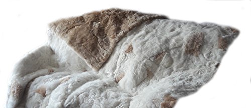 Alpacaandmore Double-Sided Peruvian Suri Alpaca Fur Blanket Bedspread (250 x 250 cm)