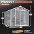 Quictent 8x12 FT Outdoor Resin Storage Shed with Floor, Plastic Storage Shed with Window & Vent, Lockable Door, Heavy Duty Tool Shed for Patio Bike Lawn Mower Pool Supplies.(7.6X11.4FT Base)