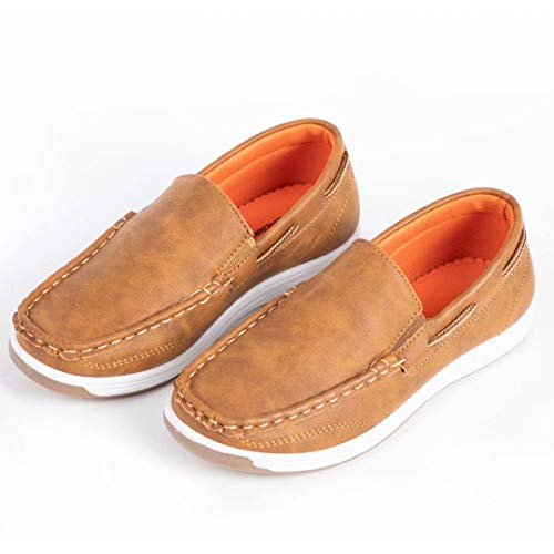 Image of Boys Loafers Kids Casual Boat Shoes School Boys Dress Shoes