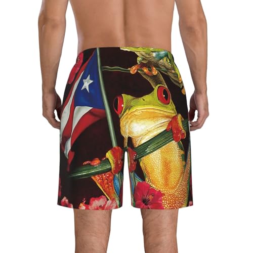 Mexican Flag Viva México Art Men's Quick Dry Swim Trunks Summer Beach Board Shorts Swimming Swimwear3