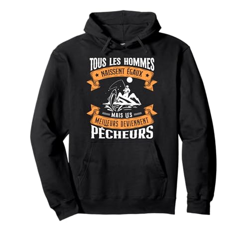 La Pêche Retraite Homme Humour Rigolo Original pour Pêcheur Sweat à Capuche