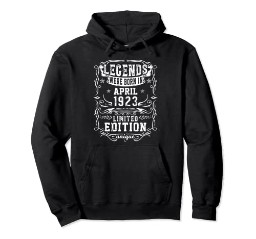 Cumpleaños Abril 1923 Edición Limitada Regalo April Sudadera con Capucha