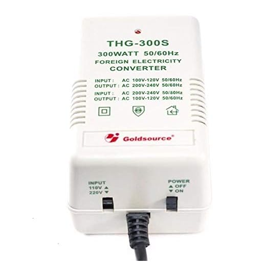 Transformador 220V a 110V hasta 300 vatios convertidor Voltaje para Usar Equipos Americanos en España y viceversa
