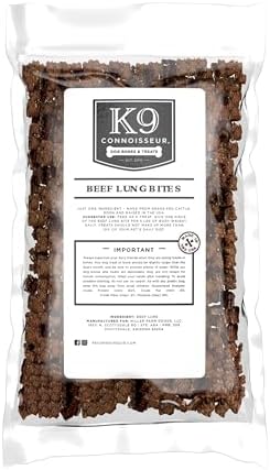 K9 Connoisseur Beef Lung Dog Training Treats All Natural & Lean, ...