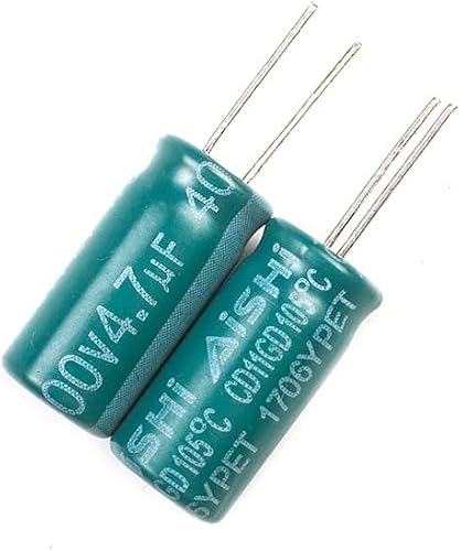 10Pcs 400V 4.7uf 6x14mm Hochfrequenz niedrige ESR Aluminium elektrolytische Kond