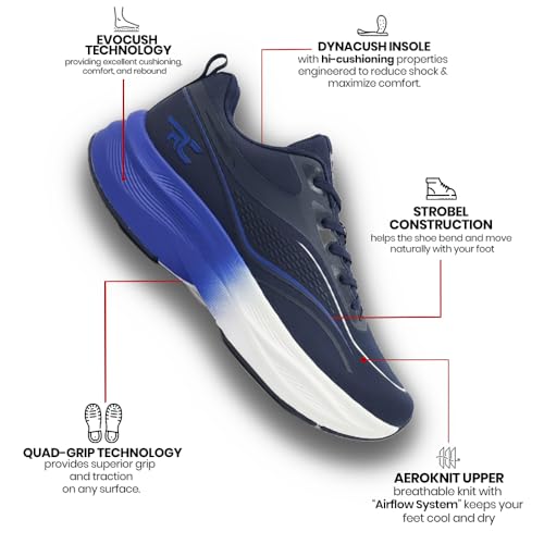 Image of Red Chief Running Shoes for Men | Lightweight Sports Footwear | Stylish| Air Mesh Upper (R1734)