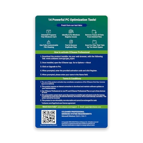 Image of CCleaner Professional for Windows | 1 Device 3 Year | Boost your PC's performance | Email Delivery in 2 hours.