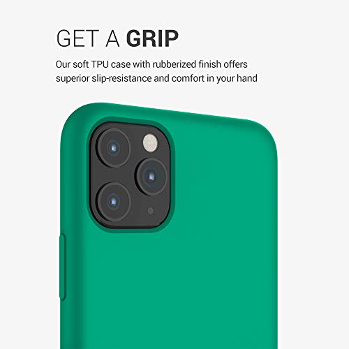 Kwmobile Case Compatible With Apple Iphone 11 Pro Max Case - Tpu Silicone Phone Cover With Soft Finish - Emerald Green #TOP4