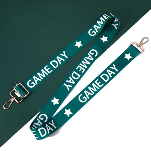 Image of Game Day Purse Strap Replacement Crossbody Wide Shoulder Strap Star Football Strap for Stadium Approved Clear Bag