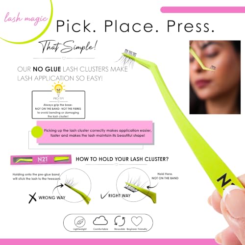 N21 False Eyelashes No Glue 100g - Image 5