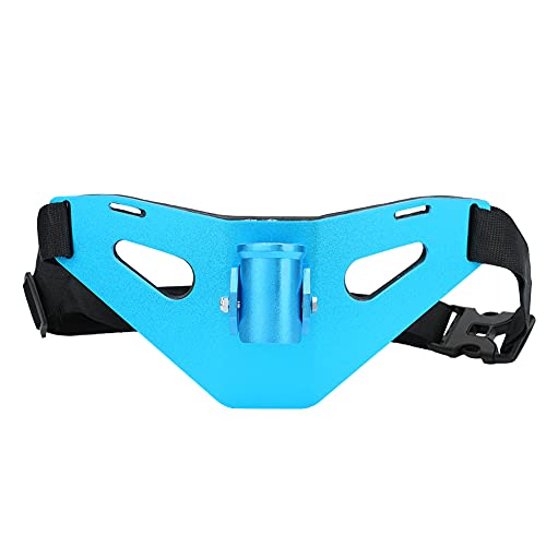 Milltrip Fishing Rod Holder, Aluminium Alloy Fishing Fighting Belt Stand Up Padded Fish Rod Holder(Blue)