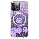 MOSNOVO Case for iPhone 13 Pro Max, [Compatible with Magsafe] [Buffertech 6.6ft Military-Grade Drop Protection] [Anti Peel Off Tech] Clear Phone Case Design - Good Vibes