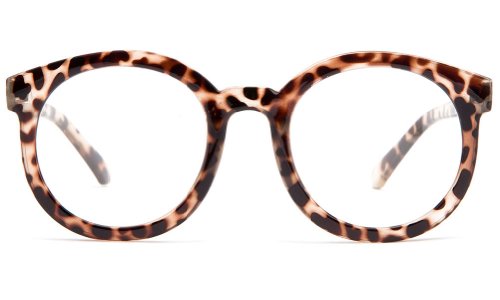 Newbee Fashion - IG Unisex Clear Lens John Lennon Temple Design Oval Fashion Glasses2