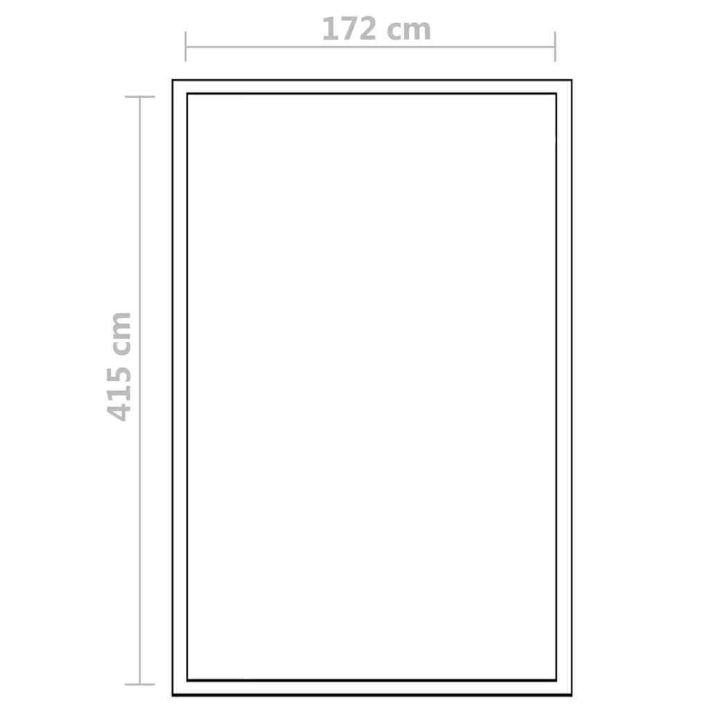 Aluminiowa szklarnia, 421 x 190 x 195 cm, 15,6 m³, z odpornymi na promieniowanie UV płytami poliwęglanowymi, odporna na warunki atmosferyczne, dla ogrodników hobbystycznych, idealna do