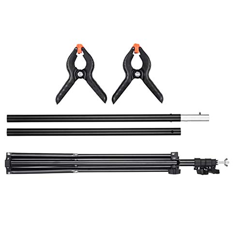 Kit de support de fond T-shape Karlak portable heavy duty avec clip