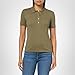 Lacoste Women's L.12.D Slim Fit Stretch Mini Piqué Polo Shirt, Olive, 46