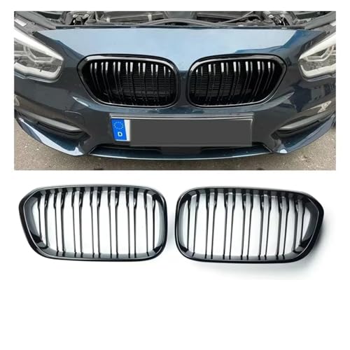Calandre de course BMW F20 F21 LCI 2015 2016 2017 grille avant de sport noire - 2