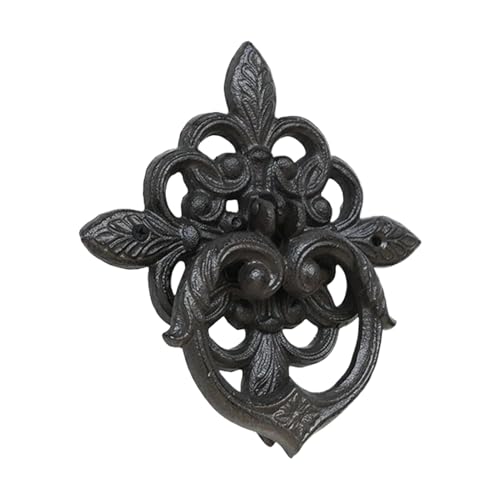 Tirador de puerta, acabado antiguo decorativo retro, manijas de puertas de patio con diseño vintage, manijas para interiores, accesorios de hardware, manija de puertas antiguas para apartamentos