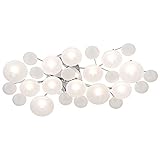 Modern Lilypad Ceiling Light Semi Flush Mount Fixture Chrome 30