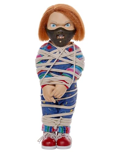 Spirit Halloween Tied Up Chucky Doll, Officially Licensed, Horror Movie Prop, Good Guys Collectible Doll, Multicolor