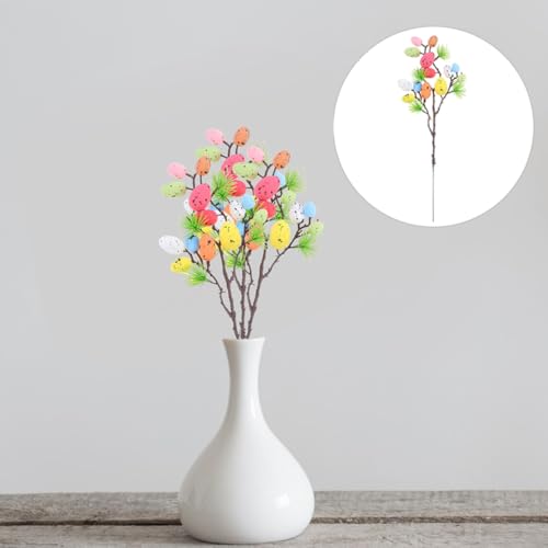 Decoración de huevo de Pascua con ramas de espuma 32 cm miniatura 7