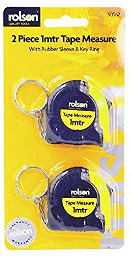Rolson cinta métrica 1 m 2 piezas miniatura 2