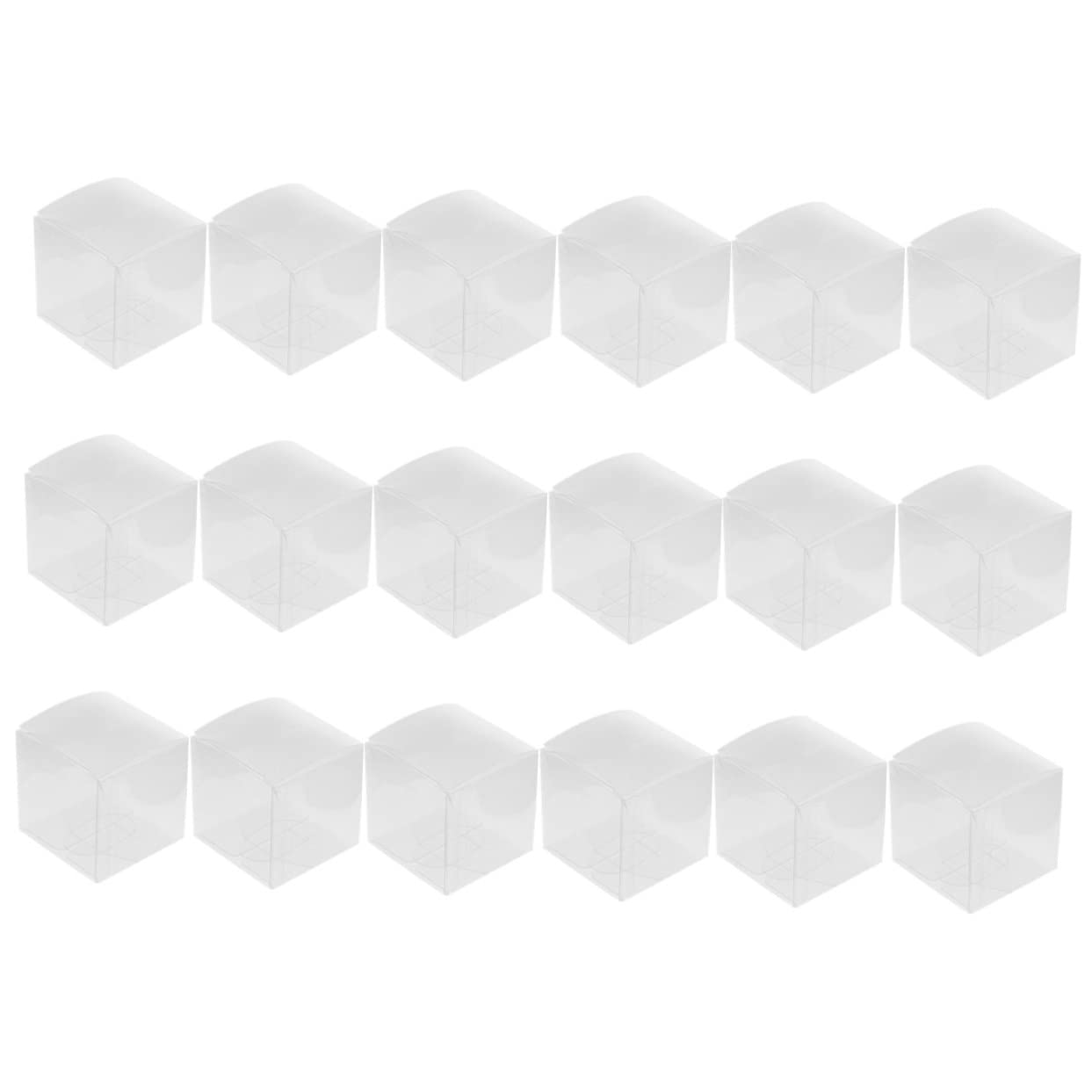 Ciieeo Scatole Regalo Trasparenti in Pvc 20pezzi Confezione per Dolci e Compleanni Eleganti